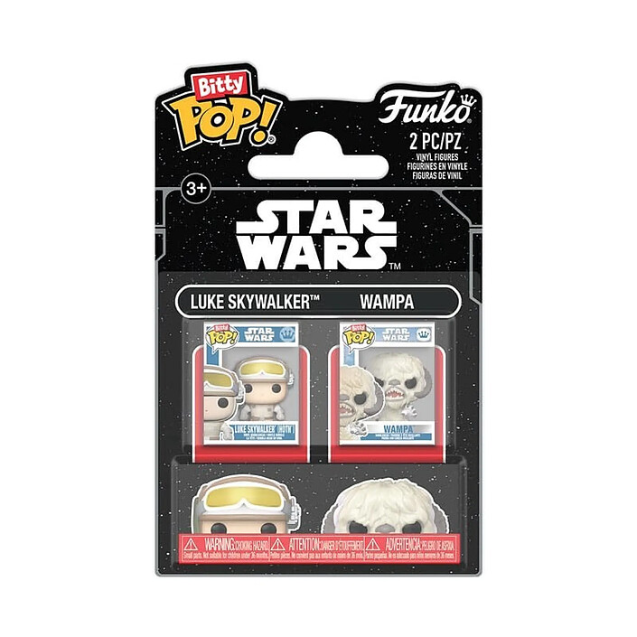 Star Wars Episode V : L'Empire contre-attaque - Pack 2 figurines Bitty POP! L & W 2,5 cm