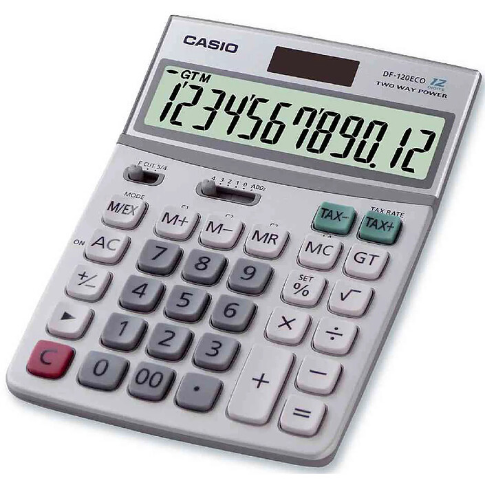CASIO Calculatrice DF120 Eco