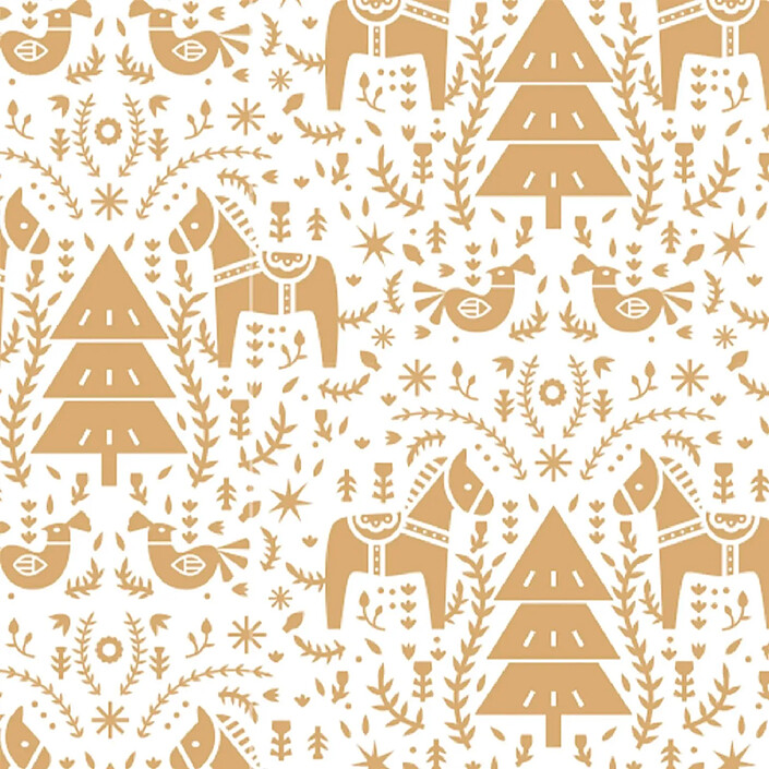 Avis CLAIREFONTAINE Papier cadeau de Noël 'Dalarna'