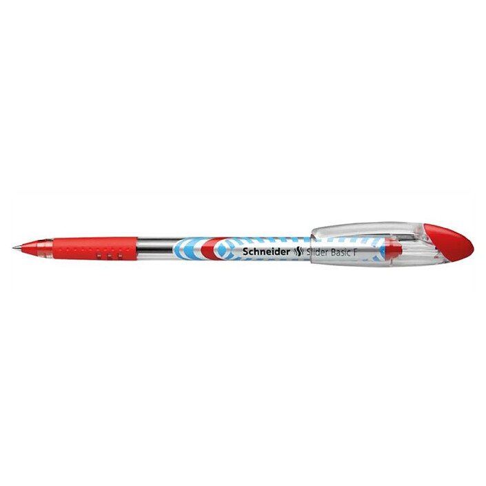 Avis SCHNEIDER Stylo à bille Slider Basic Pointe Fine rouge x 10