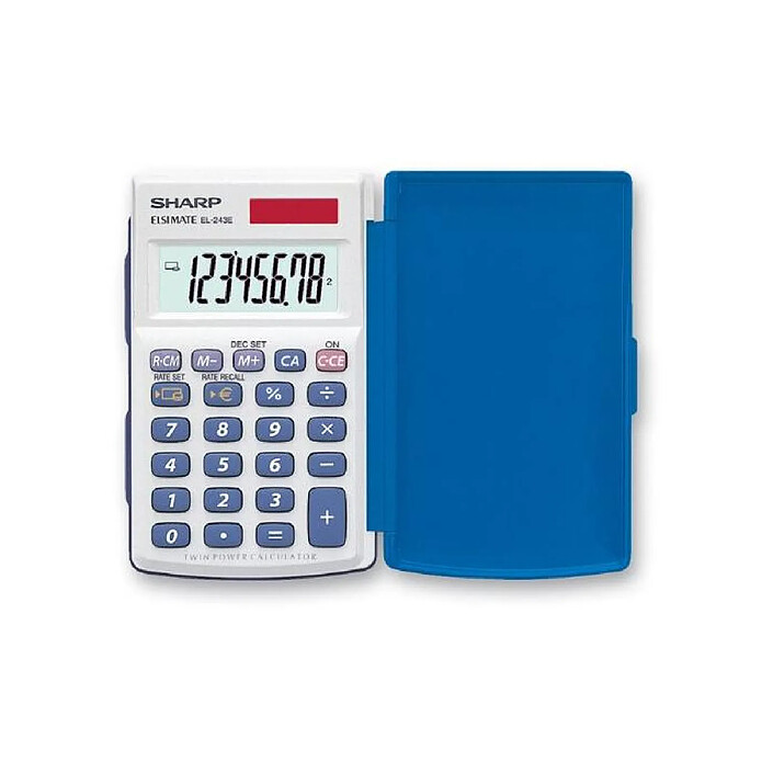 SHARP Calculatrice de poche 'EL-243EB'