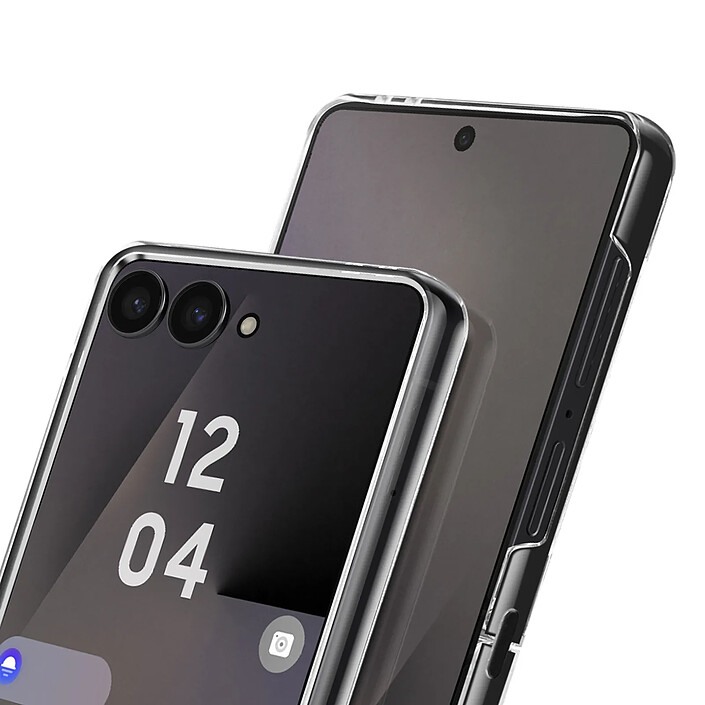 Acheter Avizar Coque pour Samsung Galaxy Z Flip 7 Rigide et Pliable avec Charnière Transparent