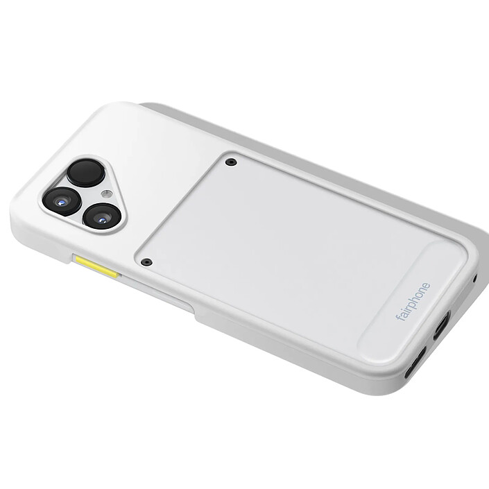 Fairphone Coque pour Fairphone 6 Protection Antichoc en Silicone Blanc pas cher