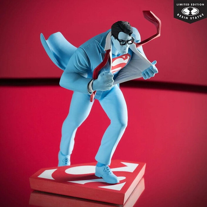 DC Direct - Statuette 1/10 Superman Red and Blue: Superman by Clayton Henry Limited Edition 16 cm pas cher