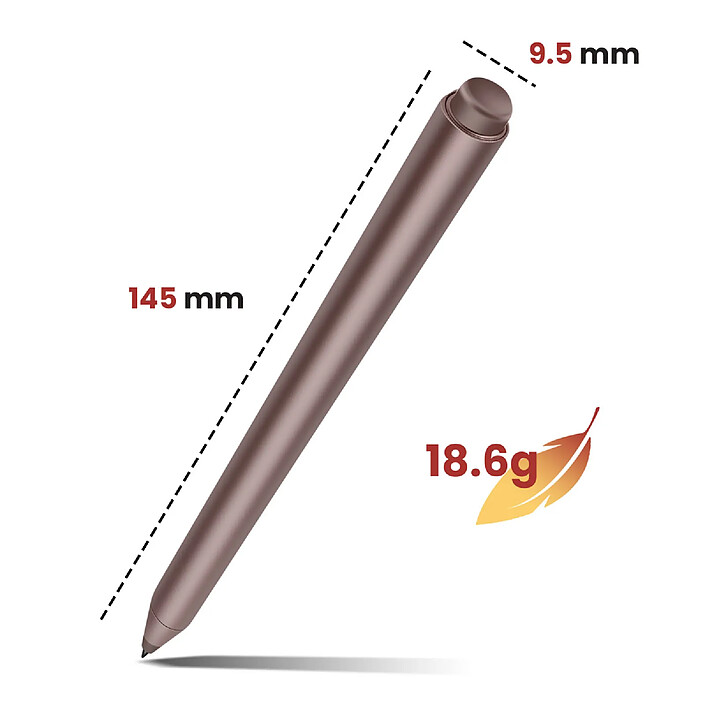 Acheter Apokin Stylet Tactile pour Surface Auto Connexion Pression 1024pts Fixation Magnétique Marron