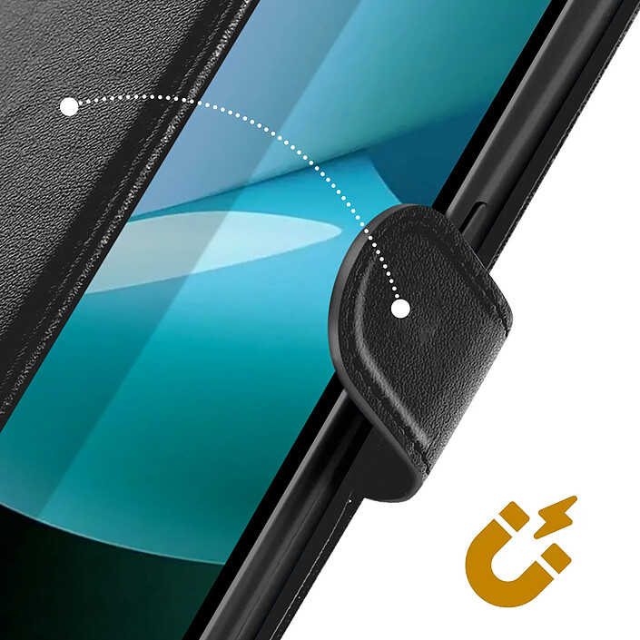Avis Avizar Étui Portefeuille pour Xiaomi Redmi 15C Magnetique avec Dragonne et Support Noir