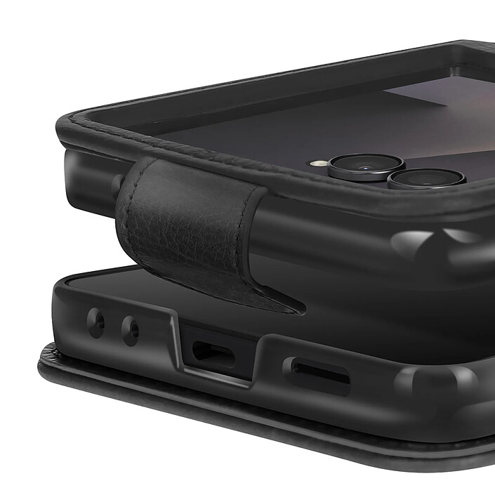 Acheter Avizar Étui Chesterfield Porte-Carte pour Z Flip 7 avec Rabat Magnétique Noir