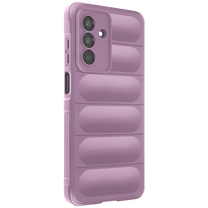 Avizar Coque en Silicone pour Samsung Galaxy A17 Design Texturé en Relief Soft-Touch Rose