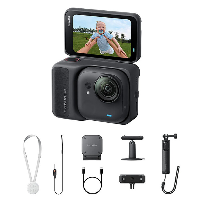 INSTA360 GO Ultra Creator Bundle Noir Minuit