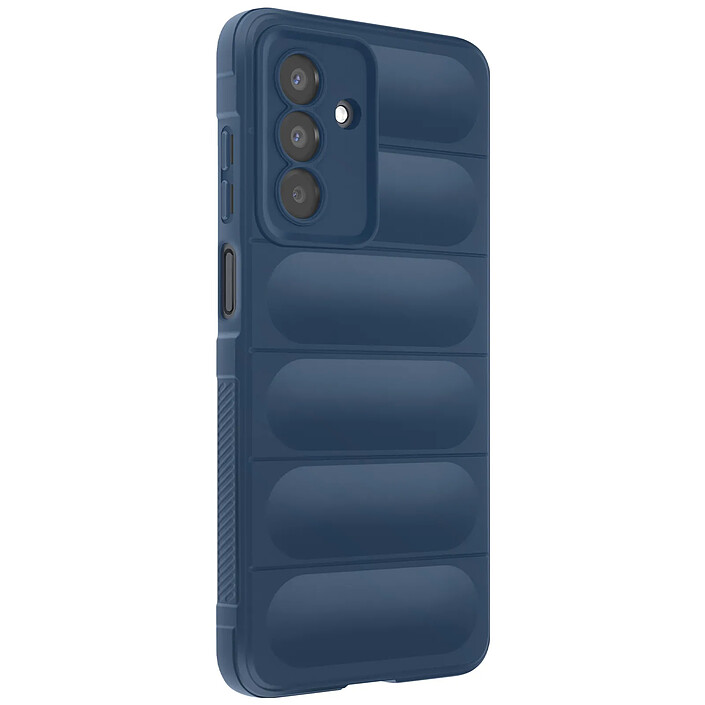 Avizar Coque en Silicone pour Samsung Galaxy A17 Design Texturé en Relief Soft-Touch Bleu