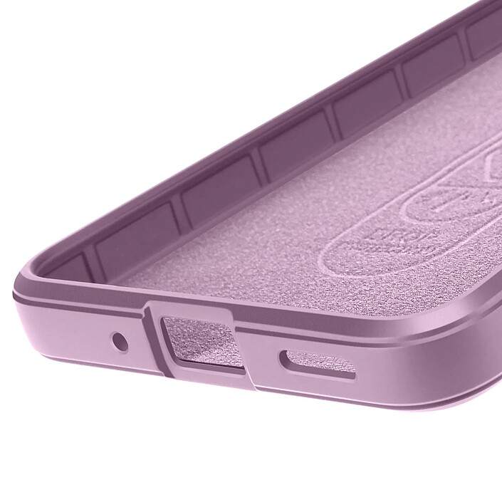 Avizar Coque en Silicone pour Samsung Galaxy A17 Design Texturé en Relief Soft-Touch Rose pas cher