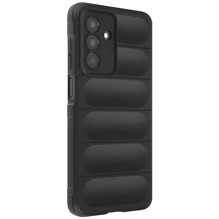 Avizar Coque en Silicone pour Samsung Galaxy A17 Design Texturé en Relief Soft-Touch Noir
