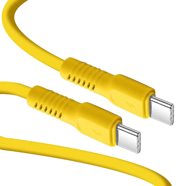 Avis Forever Câble de Charge 3A et Synchro USB-C vers USB-C 60W 1,8m Jaune