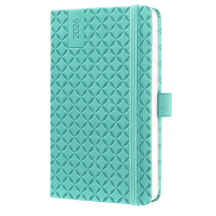 SIGEL Agenda de poche Jolie Flair 2026, A6, turquoise