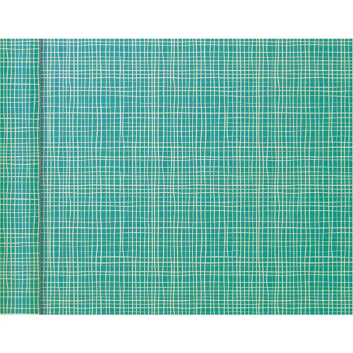 CLAIREFONTAINE Papier cadeau 'Tiny Rolls lignes vertes'