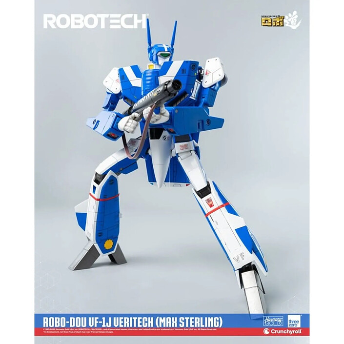 Robotech - Figurine ROBO-DOU VF-1J Veritech (Max Sterling) 20 cm pas cher