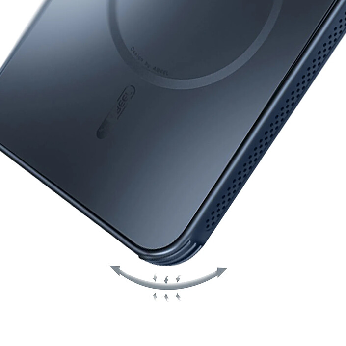 Acheter Abeel Coque pour Oppo Reno 14 Compatible MagSafe Double Protection Caméra Bleu