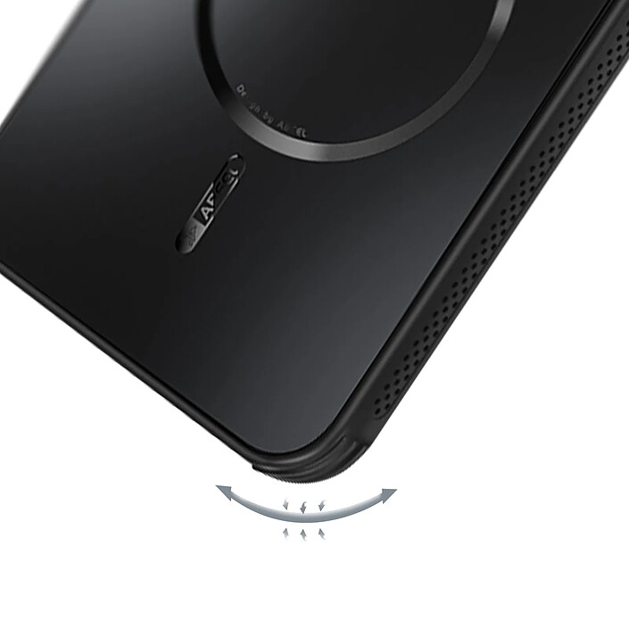 Acheter Abeel Coque MagSafe pour Oppo Reno 14 avec Support Double Protection Caméra Noir