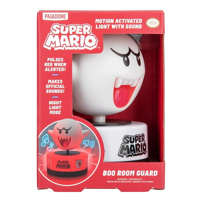 Super Mario - Lampe sonore Boo pas cher