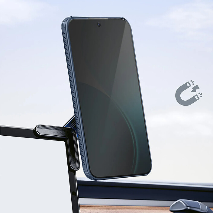 Avis Abeel Coque pour Oppo Reno 14 Compatible MagSafe Double Protection Caméra Bleu