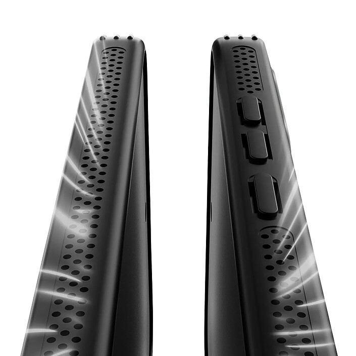 Abeel Coque MagSafe pour Oppo Reno 14 avec Support Double Protection Caméra Noir pas cher