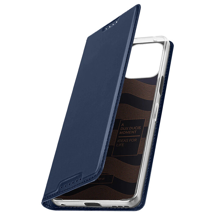 Dux Ducis Étui Portefeuille pour Fairphone 6 Clapet Magnétique avec Support Bleu nuit