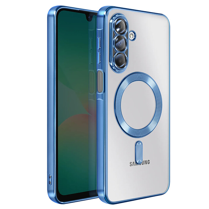 Avizar Coque pour Galaxy A26 Compatible MagSafe avec Contour Chromé
