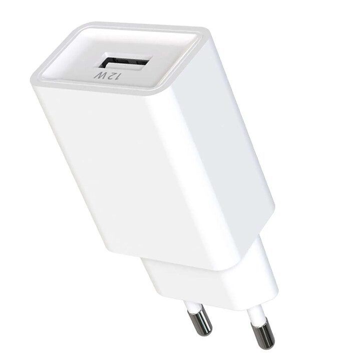 Avis Jaym Pack de Charge Chargeur Secteur USB-A 2.4A avec Câble USB-A vers USB-C 1.5m Blanc