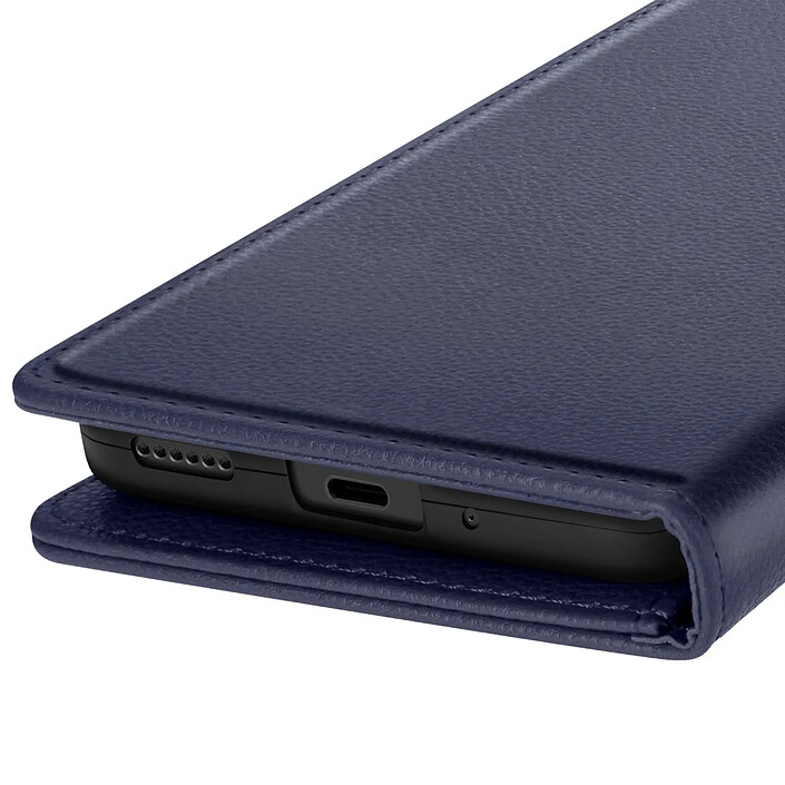 Avizar Étui Portefeuille pour Xiaomi Redmi 15C Magnetique avec Dragonne et Support Bleu roi pas cher