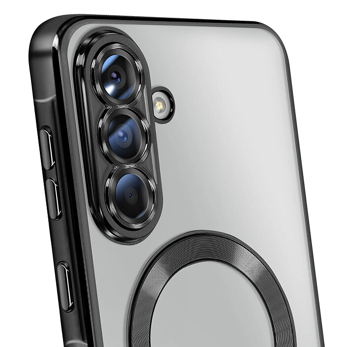 Avis Avizar Coque pour Galaxy A56 Compatible MagSafe avec Contour Chromé Noir