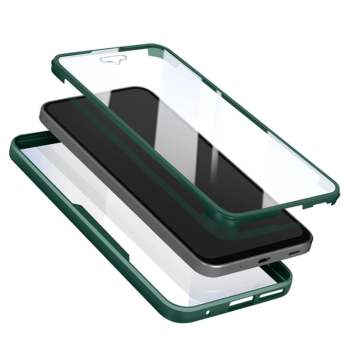 Avis Avizar Coque Intégrale pour Galaxy A17 avec Contour en Silicone et Membrane Tactile Vert