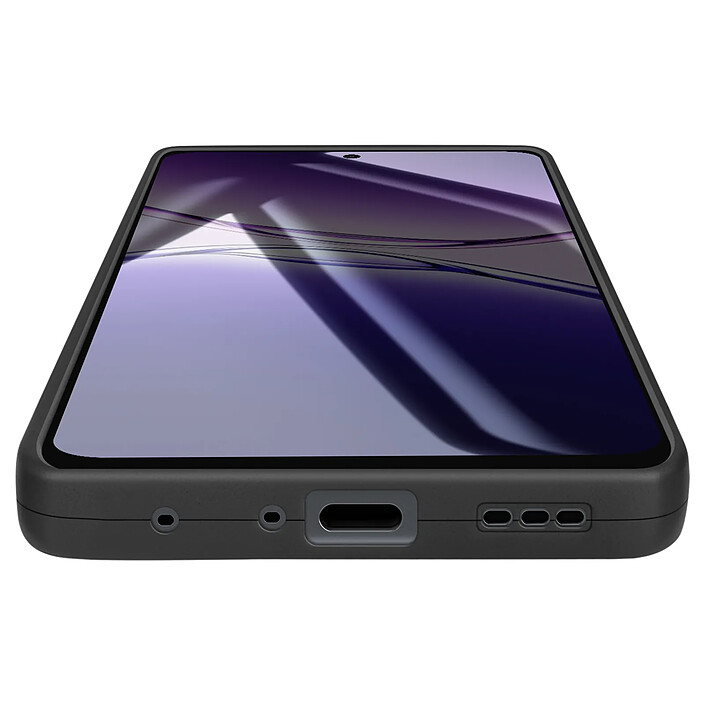 Avizar Coque en Silicone Souple pour Oppo A5 Pro avec Renfort Caméra Noir pas cher