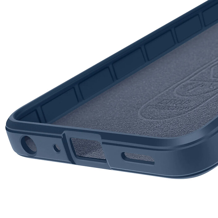 Avizar Coque en Silicone pour Oppo A5x avec Design Texturé en Relief Bleu pas cher