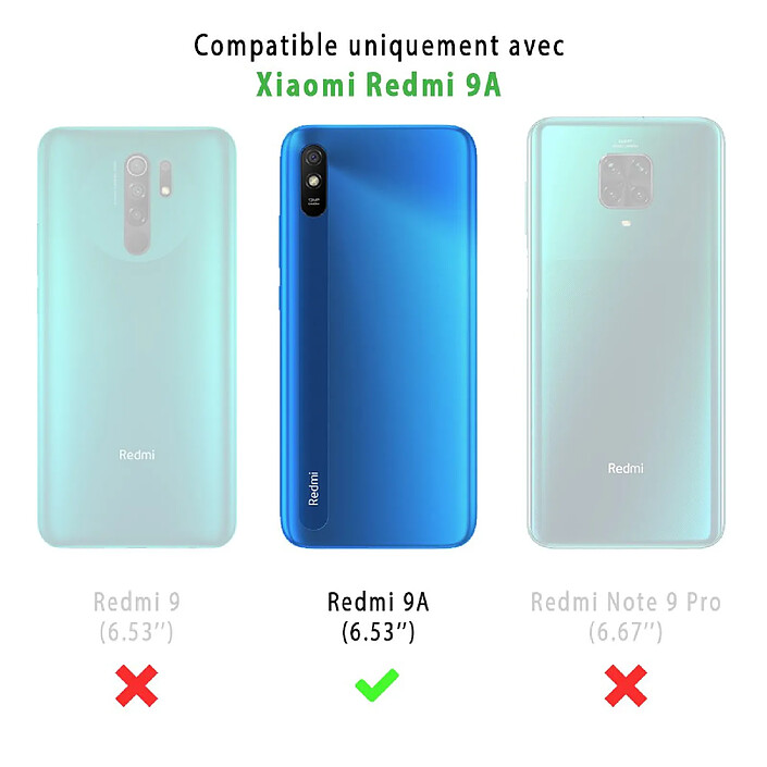 LaCoqueFrançaise Coque Xiaomi Redmi 9A 360 intégrale transparente Motif Trio Forêt Tendance .