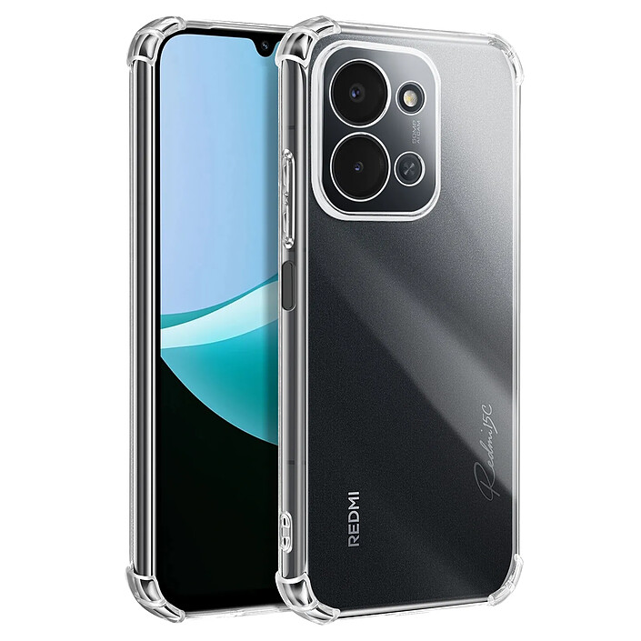 Avizar Coque pour Xiaomi Redmi 15C Protection Antichoc avec Coins Renforcé Transparent