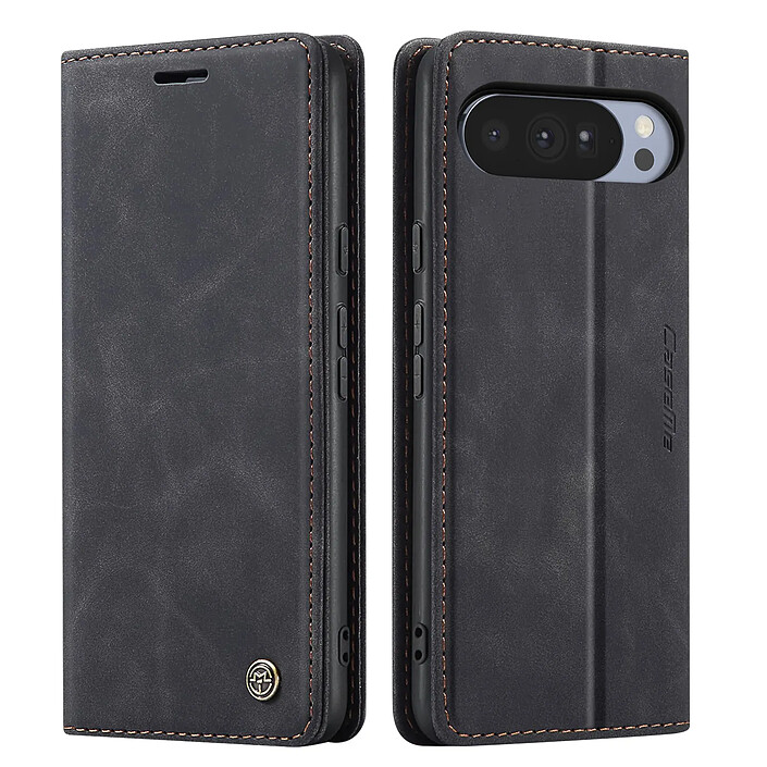 Avizar Étui Portefeuille pour Google Pixel 10 / 10 Pro Collection CaseMe Noir