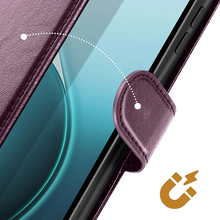 Avis Avizar Étui Portefeuille pour Oppo Reno 14 / 14F / 14 FS avec Dragonne
