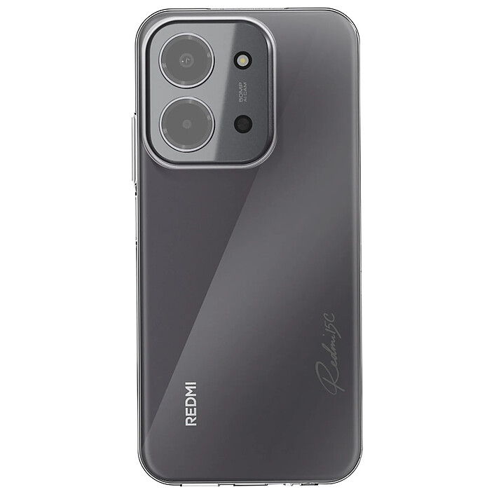 Avizar Coque pour Xiaomi Redmi 15C Protection Silicone Souple Antichoc Transparent