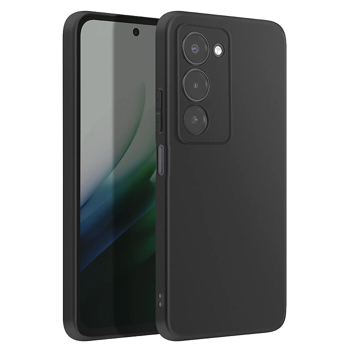 Avizar Coque pour Xiaomi Redmi 15 5G en Silicone Protection Ultra Fin et Souple Noir
