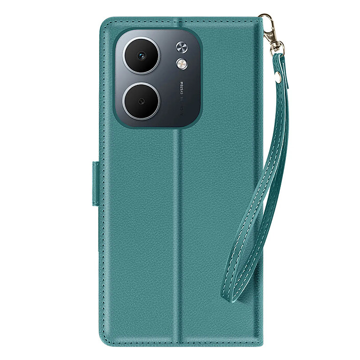Avizar Étui Portefeuille pour Oppo A5x avec Dragonne et Fonction Support Vidéo