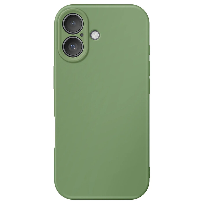 Avizar Coque pour iPhone 17 Modèle Soft-Touch en Silicone Souple Anti-dérapant Vert pâle