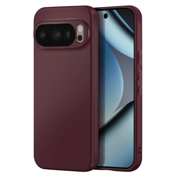 Avizar Coque pour Google Pixel 10 Pro Modèle Pixelsnap Aimanté avec Dragonne Détachable Bordeaux