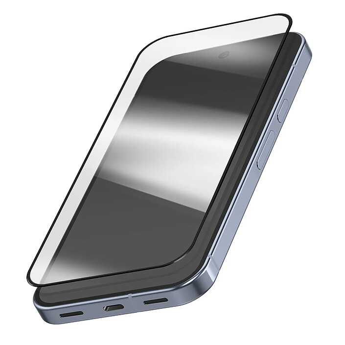 Avizar Protection d'Écran Verre Trempé pour Google Pixel 10 et 10 Pro Bord Arrondis 6D Noir transparent