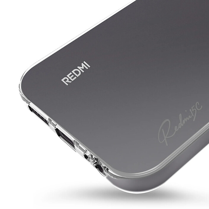 Avizar Coque pour Xiaomi Redmi 15C Protection Silicone Souple Antichoc Transparent pas cher