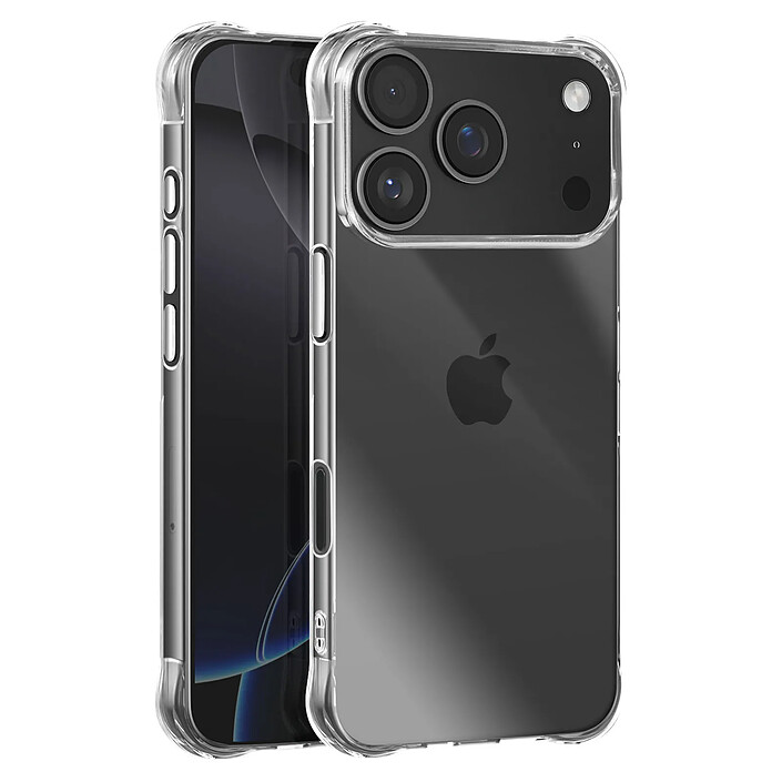 Acheter Avizar Coque pour iPhone 17 Pro Protection Antichoc avec Coins Renforcés Transparent