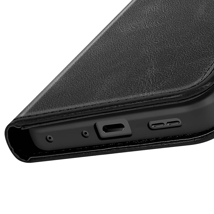 Avizar Étui Folio pour OnePlus Nord CE5 Design Vintage avec Fonction Support Vidéo Noir pas cher