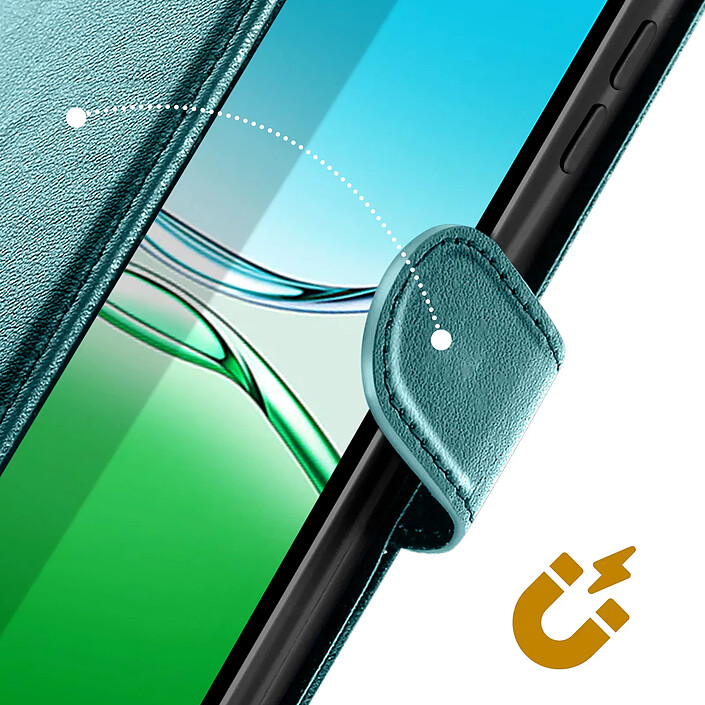 Avis Avizar Étui Portefeuille pour Oppo A5x avec Dragonne et Fonction Support Vidéo
