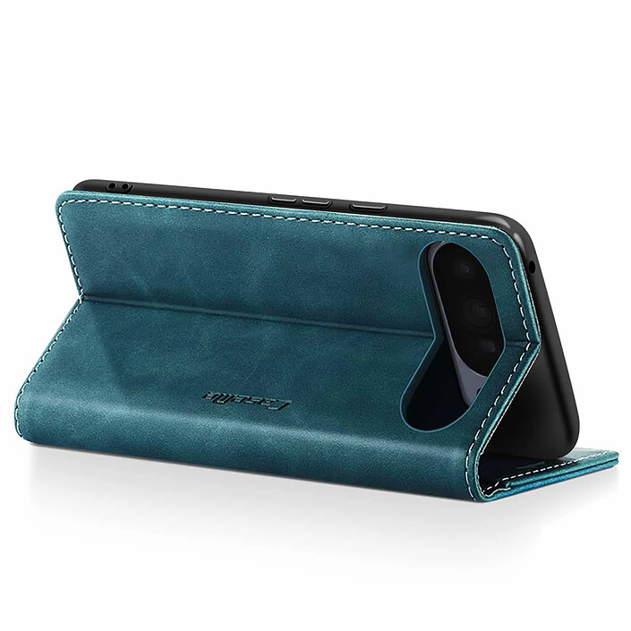 Avis Avizar Étui Portefeuille pour Google Pixel 10 / 10 Pro Collection CaseMe Bleu canard