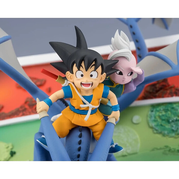 Dragon Ball - Statuette Figuarts ZERO Son Goku (mini) & Supreme Kai (mini) Welcome to the great Adventure! 23 cm pas cher