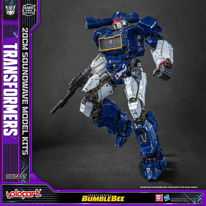 Transformers : Bumblebee - Figurine Plastic Model Kit AMK Pro Series Soundwave (Oversea Version) 20 cm